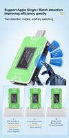Outil de test de puissance de courant de tension de charge de détecteur de chargeur rapide durable JCID JC-CT02 PD pour iPhone Android vérifier rapidement