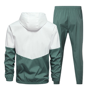 Patchwork Hip Hop Casual Men's Sets Korean <strong>Style</strong> 2 Piece Sets Clothes Men Streetwear Fitness Male <strong>Tracksuit</strong> - Product Image 5