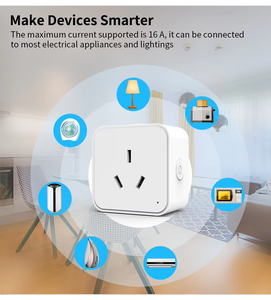 Enchufe Inteligente WiFi AU 16A ABS, Control por Voz/Aplicación Remota/Función de Temporizador, Monitoreo de Energía, Compatible con Tuya, Alexa y <span class=keywords><strong>Asistente</strong></span> de <span class=keywords><strong>Google</strong></span> - Product Image 3