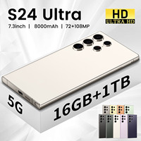 Teléfono Inteligente S24 Ultra Versión Global, 16GB+1TB, Android, Original, 5G, para Juegos