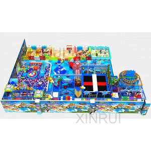 Marco de acero profesional resistente con pozo de bolas de océano y estructura de juego de carrera de obstáculos, área de juegos para niños para hotel - Product Image 2
