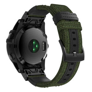 20mm 22mm 26mm QuickFit Poignet <span class=keywords><strong>Bracelet</strong></span> Tissu Nylon Bande pour <span class=keywords><strong>Garmin</strong></span> <span class=keywords><strong>Fenix</strong></span> 8 E 7 6 6x6s 6pro - Product Image 3