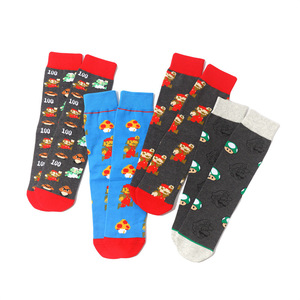 2024 personnalisé Socken bande dessinée Designer Calcetines Meias coton Funky drôle fou coréen hommes femmes nouveauté équipage dessin animé chaussettes - Product Image 4