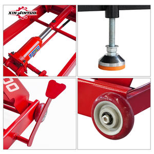 <span class=keywords><strong>Table</strong></span> élévatrice hydraulique manuelle portable Xinjintuo 100 kg pour motos, usage domestique ou en atelier - Product Image 2