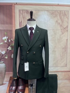 Vente en gros affaires rose hommes costumes tenue décontracté bureau de travail haut de gamme personnalisé blazer mode surdimensionné hommes pantalon manteau - Product Image 3