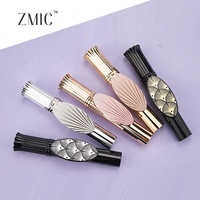 Tube vide de mascara 9 ml avec miroir, contenant en plastique pour sérum pour cils, tube de luxe or et noir pour gel à sourcils, crème de mascara