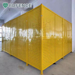 מפעל גדר אבטחה סיטונאית לוח מחיצה לוח מחוט מרותכת ברזל אבקת רשת מצופה מתכת סדור שערי - Product Image 3