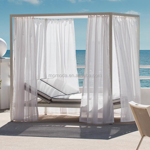 Lit de repos de luxe en aluminium avec auvent, mobilier d'extérieur pour hôtels, plages et piscines - Product Image 3