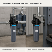 Filtre à air comprimé Atlas Copco DD145+ pour l'élimination des aérosols d'huile et des poussières humides ISO 8573-1 – Fournisseur en gros OEM ODM