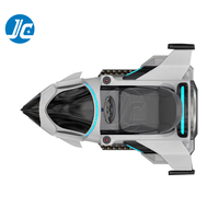 Simulador de Vuelo VR 9D, Cine de Golf, Atracción Interior y Exterior, Equipo de Diversión de Aluminio, Fibra de Vidrio y Metal para Parques de Aventuras Escolares