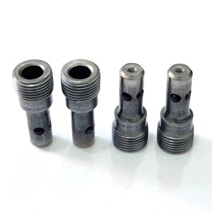 Écrou en T creux à un trou, tige de connexion à filetage externe en acier au carbone 45H Grade A, zingué, sur mesure - Product Image 3
