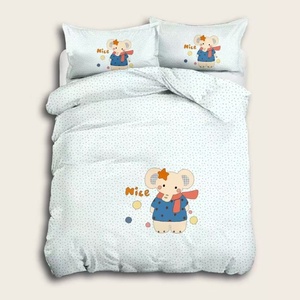 Juegos <span class=keywords><strong>de</strong></span> Cama <span class=keywords><strong>de</strong></span> Algodón con Estampado Geométrico, Edredón Infantil Económico, Sábanas y Fundas <span class=keywords><strong>de</strong></span> Algodón, Juego <span class=keywords><strong>de</strong></span> Ropa <span class=keywords><strong>de</strong></span> Cama <span class=keywords><strong>de</strong></span> Dibujos Animados para Niños - Product Image 1