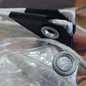 Bâche <span class=keywords><strong>transparente</strong></span> étanche personnalisée <span class=keywords><strong>pour</strong></span> l'extérieur, couverture de pluie <span class=keywords><strong>pour</strong></span> <span class=keywords><strong>pergola</strong></span>, auvent de porche <span class=keywords><strong>pour</strong></span> fenêtres de balcon, tissé enduit - Product Image 2