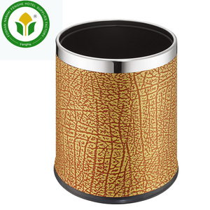 304 Thép Không Gỉ Sản Xuất Phòng Khách Sạn Vàng Di Chuyển Vòng Chất Thải Bin Không Mùi & Im Lặng Bàn Đạp Thiết Kế Đặt Hàng Số Lượng Lớn Giảm Giá - Product Image 2