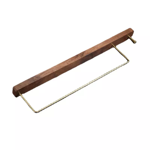 Giá Treo Khăn Quả Óc Chó Gắn Tường Giá Đựng Đồ Phòng Tắm Giá Treo Khăn Tắm Khăn Tắm Một Thanh Cho Nhà Tắm - Product Image 1