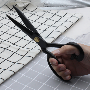 9/10/11/12 inch thẳng hướng dẫn quần áo vải kéo Mangan thép thợ may kéo may chuyên nghiệp kéo - Product Image 4