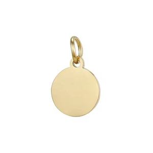 316L Aço Inoxidável Jóias Descobertas Encantos Coração Oval Rodada Retângulo Forma Plain Logo Tags para Branding - Product Image 4