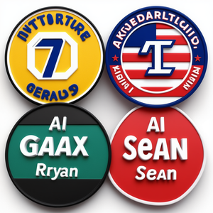 PVC mềm cao su tem trong suốt Stereo Logo phim hoạt hình nhựa nhãn tag mô hình số cho hàng may mặc làm bằng nhựa cao su da - Product Image 2