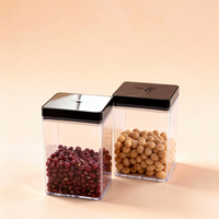 Boîte de rangement rectangulaire transparente en plastique pour tiramisu et sandwichs, emballage alimentaire recyclable en PS pour usage domestique et commercial, stockage de bonbons