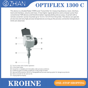 Radar de niveau à ondes guidées KROHNE allemand pour la mesure de liquides et de solides, OPTIFLEX 1300 C, radar de niveau à ondes guidées - Product Image 4