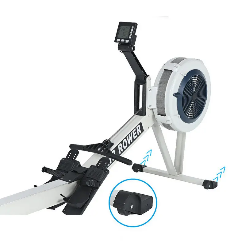 Terbaik Terbalik Rameur Debout Pliable Erg Rameur Kompak Latihan Mesin Dayung Luar Dayung Ergometer