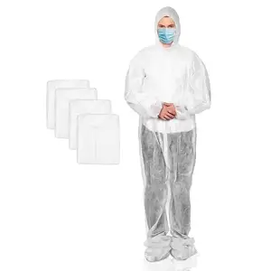 2023 Новый Химический защитный костюм 98%, устойчивый к серной кислоте промышленный безопасный комбинезон, одноразовые ядерные комбинезоны