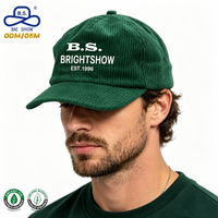Gorras de Béisbol Retro de 5 Paneles de Pana con Logotipo Personalizado OEM de Fábrica de Gorras, Ideales para Uso Diario y Estilo Urbano