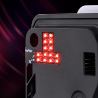 Kit de Mise à Niveau Personnalisé EXtremRate 7 Couleurs 40 Effets, Kit LED RVB de Logo Illuminé pour Console PS5 Slim/Pro Disque & Numérique