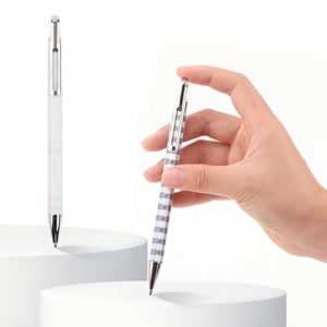 Stylo bille en métal personnalisé avec gravure laser couleur et impression UV, 0,5 mm, pour entreprises/promotions, fabrication en usine - Product Image 3