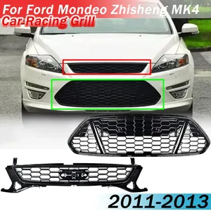Grille de pare-chocs avant StarNav pour Zhisheng MK4 2011-2013, couvercle supérieur et inférieur en nid d'abeille, garniture de carrosserie extérieure - Product Image 3
