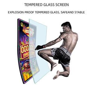 Écran de jeu <span class=keywords><strong>incurvé</strong></span> infrarouge 4K personnalisé de 21,5/32/43/<span class=keywords><strong>55</strong></span> <span class=keywords><strong>pouces</strong></span> en forme de J, moniteur VGA POS, moniteur LED, écran d'affichage de machine de jeu - Product Image 4