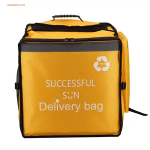 Wholesale Big Size Backpack Food Delivery Bag For Motorcycle With Handle