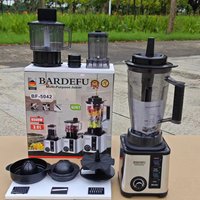 Juicer dan Blender baja tahan karat kapasitas besar, 3L multifungsi untuk penggunaan di rumah, menampilkan fungsi Juicer dan penggilingan