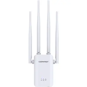 热销Comfast CF-WR304S V2无线wifi扩展器2.4G wifi信号增强器300mbps wifi中继器
