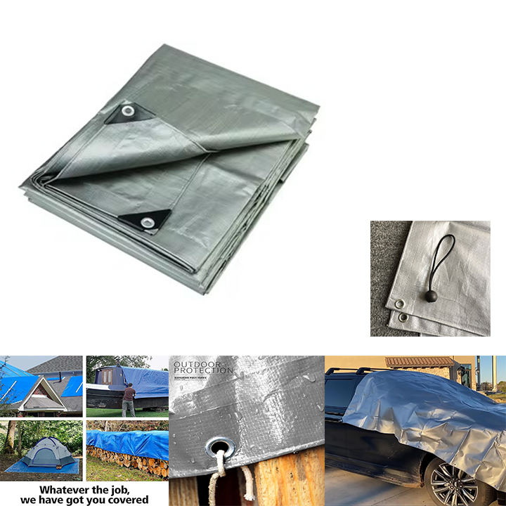 Water Resistant Tarpaulin Tent 12x20 Sizes Anti-UV Coated Woven Fabric Industrial Use Price List Available