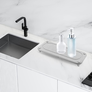 Organizador de Fregadero FIGOO con Logotipo Personalizado, Barra para Toallas, Bandeja de Secado Rápido, Fácil Instalación para <span class=keywords><strong>Amazon</strong></span> - Product Image 1