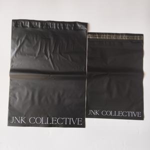 Low MOQ Matte Black Ploy Mailer Plastic Wrap Custom Size Color Parcel Personalized Printing Logo Shipping <b>Bags</b> for Clothes Shoes - Product Image 1