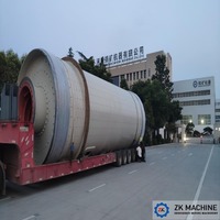 Broyeur à billes pour minerais humides et secs, broyeur à billes pour le traitement du minerai de fer, usine de traitement du clinker de ciment