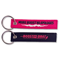 Porte-clés personnalisé écologique imprimé en typographie, avec logo personnalisé, double face, pour événements