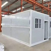 Maison conteneur préfabriquée pliable rapide à construire, prête à l'emploi, design moderne, certifiée ISO9001, pour bureau ou école