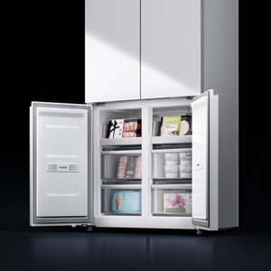 Home Appliance Large Capacity Side-by-Side Stainless Steel <b>Refrigerator</b> for Hotels and Use Low Noise 360L New Side-by-side Stain - Product Image 3