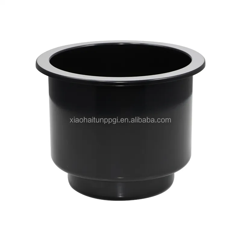 Little Dolphin Deal Large Jumbo Cup Holders Black Plastic 3-5/8 Inches Boat RV Car Truck Insert