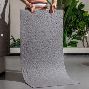 Carta da Parati in Pietra Flessibile Impermeabile 1-3mm, Piastrelle Morbide MCM, Ceramica per Esterni, Travertino, Phomi Ston - Product Image 4