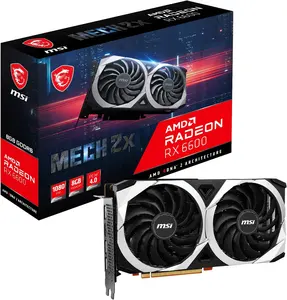 Scheda grafica MSI Gaming AMD Radeon RX 6600 128-bit 8GB GDDR6 RX 6600 MECH 2X 8G