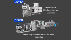 Máquina Procesadora de Caramelos de Goma con Forma de Arcoíris, Línea de Producción Automática para Envolver y Empaquetar Tiras de Caramelo de Regaliz - Product Image 2