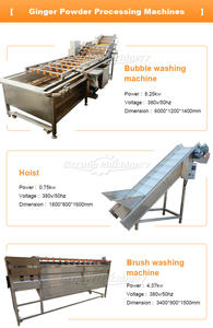 สายการผลิตขิงผงพร้อมส่วนประกอบแกนเกียร์220V/380V รับประกัน1ปี - Product Image 3