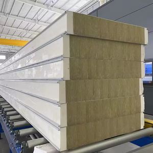 Panel Sándwich de Lana de Roca Ignífugo y Resistente a la Salinidad para Revestimiento de Proyectos en el Frente Marítimo de Qatar, Clase A1 - Product Image 4