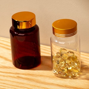<span class=keywords><strong>100ml</strong></span> Viên nang bổ sung chai viên nang màu đen kinh doanh nhỏ bao bì chai viên nang - Product Image 1