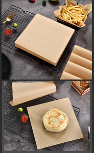Food Grade Silicone Release <b>Paper</b> Sheet Anti Adhesive Waterproof Fibreboard Panel Custom Size for Baking Grilling - Product Image 5