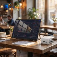CoreNest 23,8 Zoll Tragbarer Touchscreen-Monitor 120Hz IPS-Display 100% SRGB 10-Punkt-Touch Externer Monitor für PC Laptop